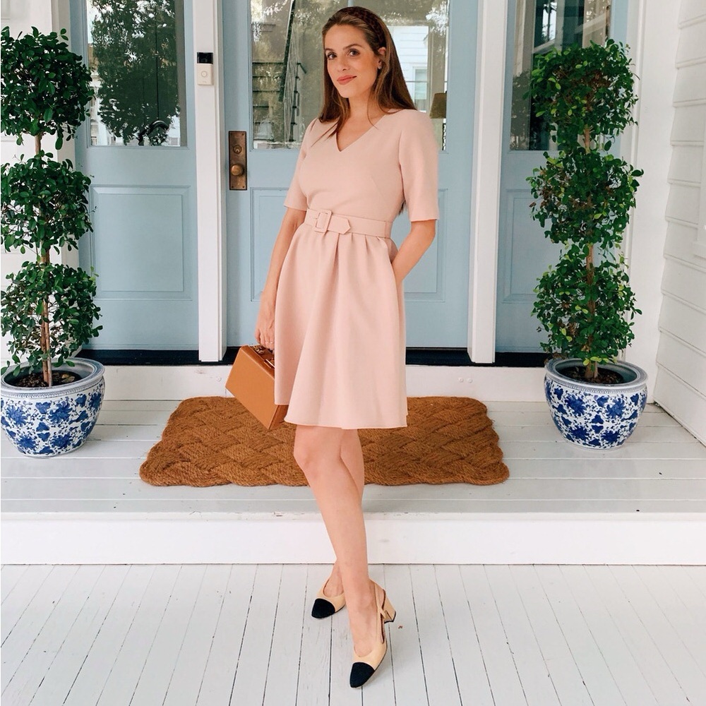 Gal Meets Glam Clara Belted Mini Dress